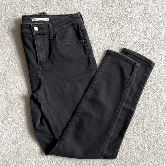Levi's Denim - Levi's 721 Black High Rise Skinny Jeans